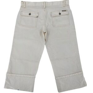 Columbia Capri Pants Off White Denim Cropped Outdoor Casual Comfy Womens Size 12
